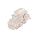 PRE-ORDER Bambino Silver Plated First Tooth and Curl Train Set With Two Carriages - Gift Boxed