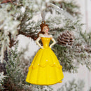 Disney Christmas Beauty & The Beast Set of 2 Resin Hanging Decorations