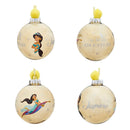 Disney Princesses Set of 7 Colourful Feather-Filled Pom Pom Baubles in Gift Box