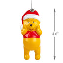 Disney Winnie the Pooh Santa Hat Christmas Ornament