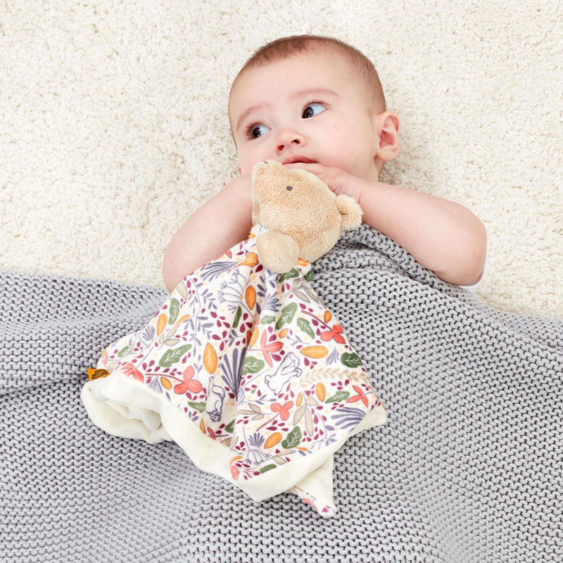 Disney Classic Winnie the Pooh Luxury 'Always and Forever' Gift Boxed Floral Comfort Blanket