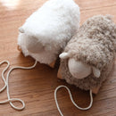 Button Pull-Along Sheep – Taupe by Little Lamb Kind