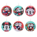 Disney Mickey & Minnie Mouse Tin Christmas Baubles – 12 Pack