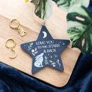 'Love You to The Stars and Back' Hare Hanging Decoration - 9cm