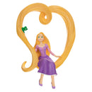 Disney Tangled Rapunzel & Pascal Heart Hanging Christmas Ornament