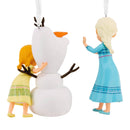 Disney Frozen Elsa, Anna & Olaf Christmas Ornaments – 2 Pack
