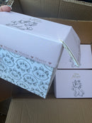 MARKED AND DAMAGED BOX Disney Classic Collectable Oui Marie Mug with Pink Accent in Gift Box