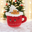 Keeleco Christmas Hot Chocolate Plush Toy (100% Recycled) - 16cm