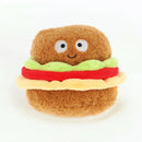 Keeleco Snackies Burger Plush Toy (100% Recycled) - 18cm