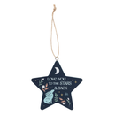 'Love You to The Stars and Back' Hare Hanging Decoration - 9cm