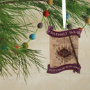 Harry Potter Marauder's Map Wand & Quote Christmas Ornament