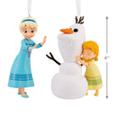 Disney Frozen Elsa, Anna & Olaf Christmas Ornaments – 2 Pack
