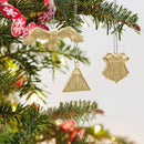 Harry Potter Deathly Hallows, Hedwig & Hogwarts Christmas Ornaments – 3 Pack