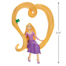 Disney Tangled Rapunzel & Pascal Heart Hanging Christmas Ornament