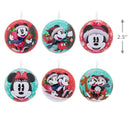 Disney Mickey & Minnie Mouse Tin Christmas Baubles – 12 Pack