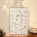 Disney Winnie The Pooh Wooden Hanging Alphabet Plaque