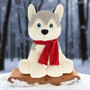 Keeleco Christmas Husky Plush Toy (100% Recycled) - 35cm