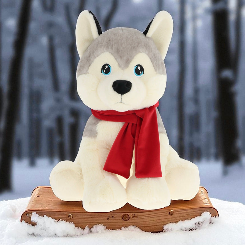 Keeleco Christmas Husky Plush Toy (100% Recycled) - 35cm