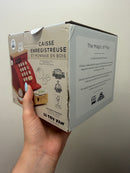 DAMAGED BOX Vintage Wooden Toy Cash Register with Drawer, Coins & Notes – Shop Till Roleplay Set by Le Toy Van