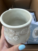 SLIGHTLY CHIPPED ON RIM Disney Alice in Wonderland 'White Rabbit' Gift Boxed Embossed Mug