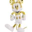 Disney Mickey Mouse White & Gold Ceramic Christmas Ornament