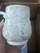 SLIGHTLY CHIPPED Disney Alice in Wonderland 'White Rabbit' Gift Boxed Embossed Mug