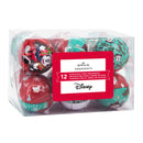 Disney Mickey & Minnie Mouse Tin Christmas Baubles – 12 Pack