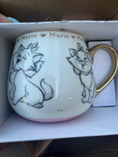 MARKED AND DAMAGED BOX Disney Classic Collectable Oui Marie Mug with Pink Accent in Gift Box