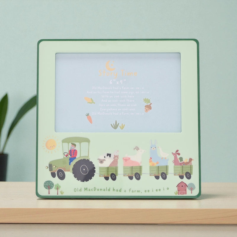 Story Time Farmyard Old MacDonald Acrylic Photo Frame - 6" x 4"