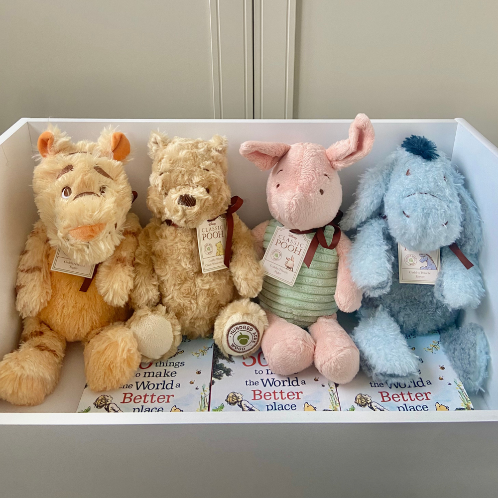 JANUARY PRE ORDER Winnie the Pooh Set of Four Classic Soft Toys Featuring Pooh Tigger Eeyore Piglet