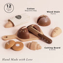 Wooden Artisan Bread & Knife Set – Pretend Bakery Play Food by Le Toy Van