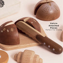 Wooden Artisan Bread & Knife Set – Pretend Bakery Play Food by Le Toy Van
