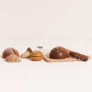 Wooden Artisan Bread & Knife Set – Pretend Bakery Play Food by Le Toy Van