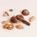 Wooden Artisan Bread & Knife Set – Pretend Bakery Play Food by Le Toy Van