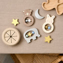 Bambino Elody the Elephant Wooden Rattle