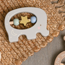 Bambino Elody the Elephant Wooden Rattle