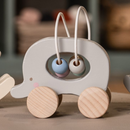 Bambino Elody the Elephant Wooden Small Wire and Bead Toy