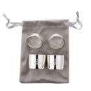 Bambino Silver Plated Barrel Shaped Star & Moon Tooth & Curl Set with Luxury Packaging