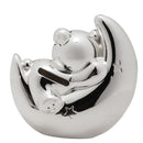 Bambino Silver Plated Bear & Moon Money Box