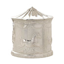 Bambino Silver Plated Carousel Money Box
