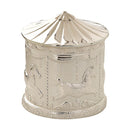 Bambino Silver Plated Carousel Money Box