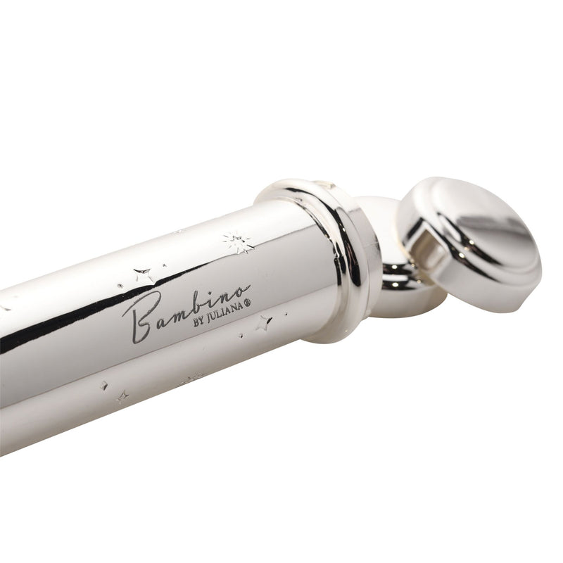 PRE-ORDER Bambino Silver Plated Celestial Certificate Holder with Luxury Packaging