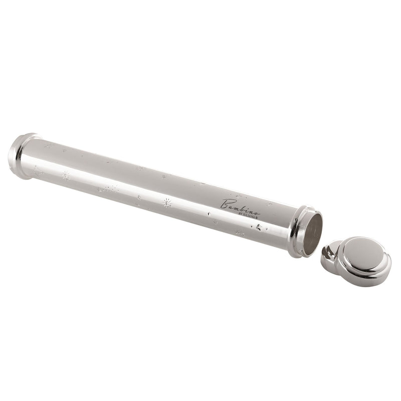 PRE-ORDER Bambino Silver Plated Celestial Certificate Holder with Luxury Packaging
