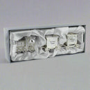 PRE-ORDER Bambino Silver Plated First Tooth and Curl Train Set With Two Carriages - Gift Boxed