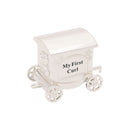 PRE-ORDER Bambino Silver Plated First Tooth and Curl Train Set With Two Carriages - Gift Boxed
