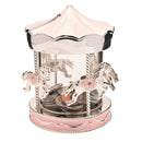 Bambino Silver Plated Pink Carousel Money Box
