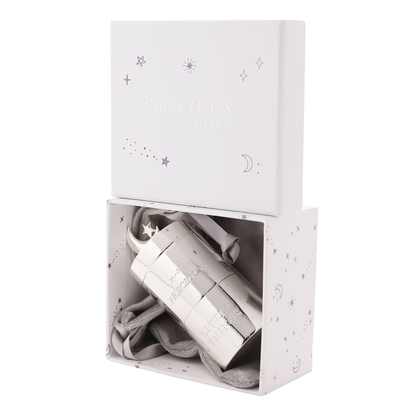 Bambino Silver Plated Stacking Keepsake Box with Luxury Packaging