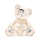 Bambino Silver Plated Teddy Bear with Book Money Box