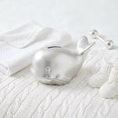 Bambino Silver Plated Whale Money Box