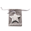 Bambino Silver Plated 'Little Star How Loved You Are' Star Plaque with Luxury Packaging